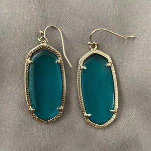 Kendra Scott Clear Blue Elle Earrings